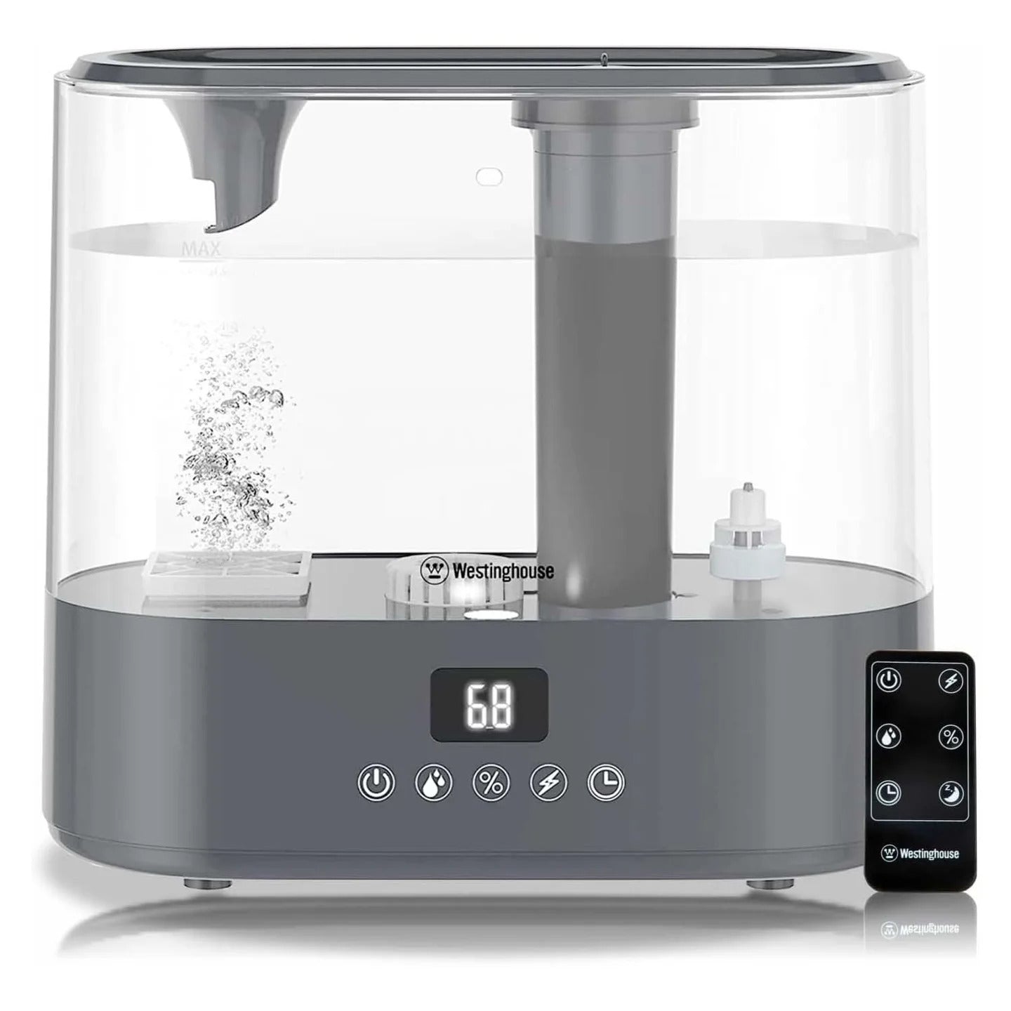 Westinghouse Antimicrobial Air Sterilization 4L Humidifier WSHUJLR2258GY Westinghouse Antimicrobial Air Sterilization 4L Humidifier WSHUJLR2258GY